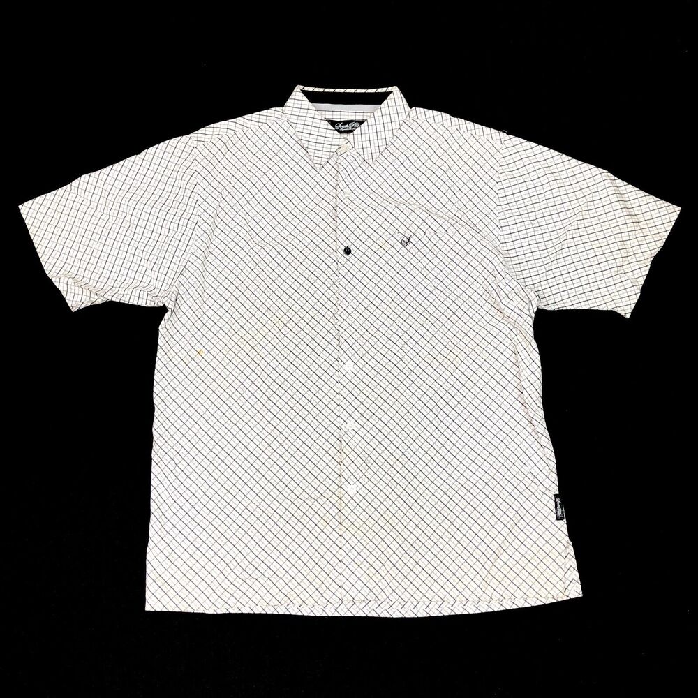South Pole Signature Series Button Up Shirt Size Large Oversized Baggy B1